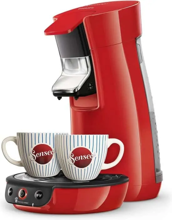 Philips Senseo Viva Café HD6563/88 - Koffiepadapparaat met kopjes - Rood